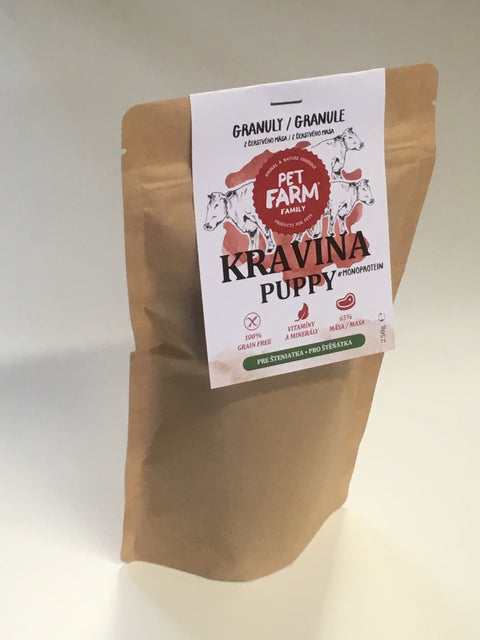 Kravina – Granuly pre šteniatka