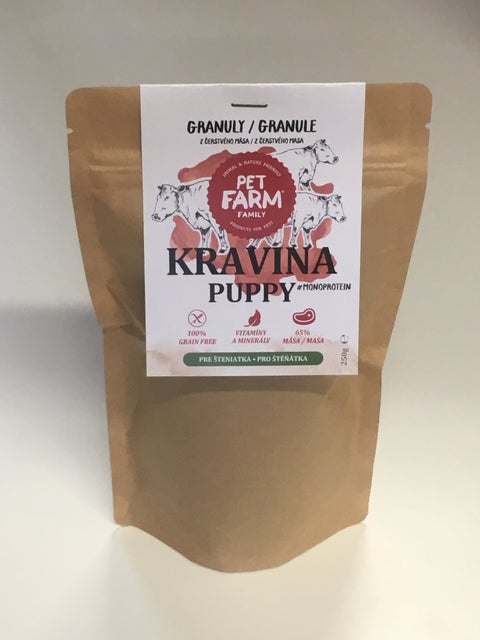 Kravina – Granuly pre šteniatka