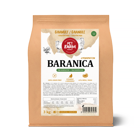 Baranica – Granuly pre dospelé psy