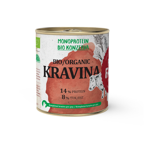 Limitka BIO Kravina – Konzervy