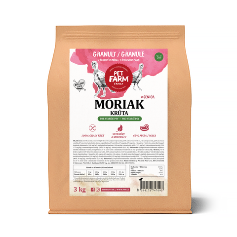 Moriak – Granuly pre staršie psy