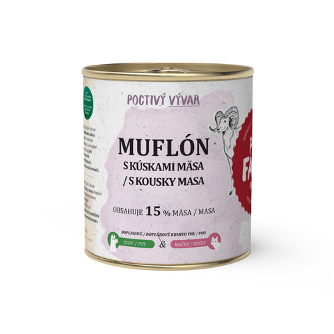 Limitka Muflon – Vývar s kúskami mäsa