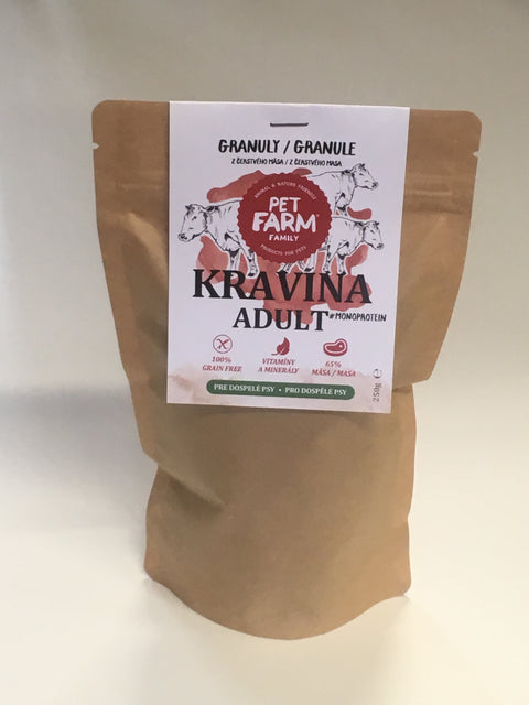 Kravina – Granuly pre dospelé psy