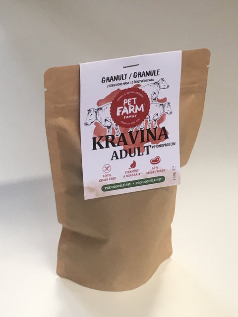Kravina – Granuly pre dospelé psy