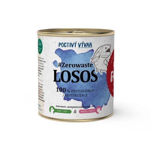 #ZEROWASTE Losos – Vývar pre psy a mačky